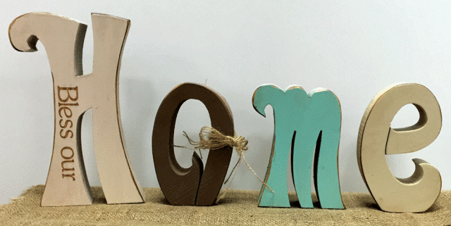 HOME Cut Out Letters